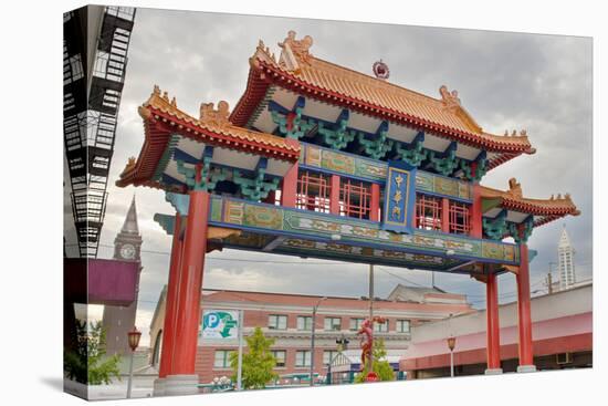 Chinatown Gate in Seattle Washington-jpldesigns-Premier Image Canvas