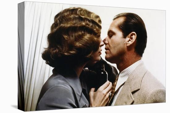 CHINATOXN, 1974 directed by ROMAN POLANSKI Faye Dunaway and Jack Nicholson (photo)-null-Stretched Canvas