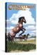 Chincoteague, Virginia - Wild Horses-Lantern Press-Stretched Canvas