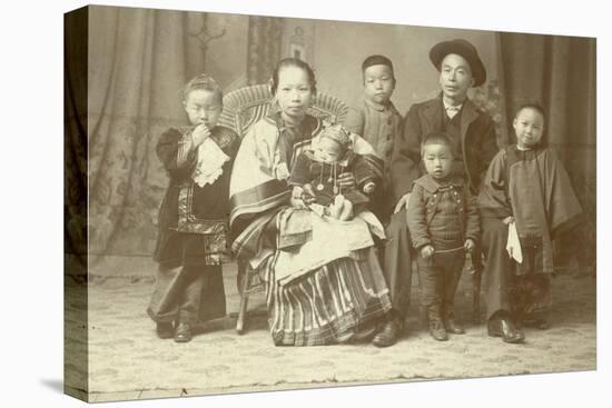 Chinese Family, Circa 1890-Ida B. Smith-Premier Image Canvas