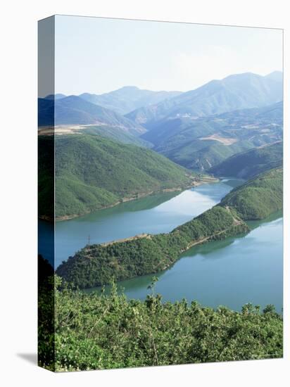 Chinese Hydro-Electric Scheme Near Kukes, Northern Area, Albania-David Lomax-Premier Image Canvas