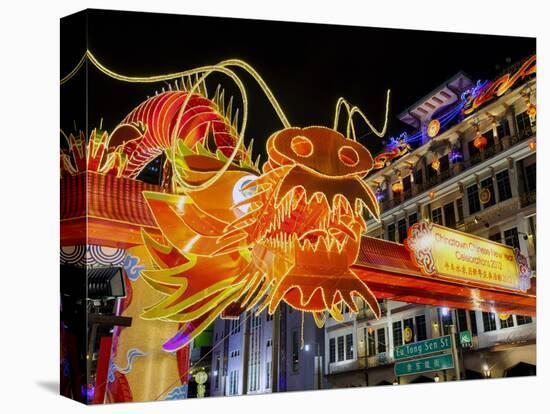 Chinese New Year Celebrations, New Bridge Road, Chinatown, Singapore, Southeast Asia, Asia-Gavin Hellier-Premier Image Canvas