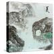 Chinese Traditional Ink Painting, Landscape of Season, Summer.-elwynn-Stretched Canvas