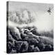 Chinese Traditional Ink Painting, Landscape of Season, Winter.-elwynn-Stretched Canvas
