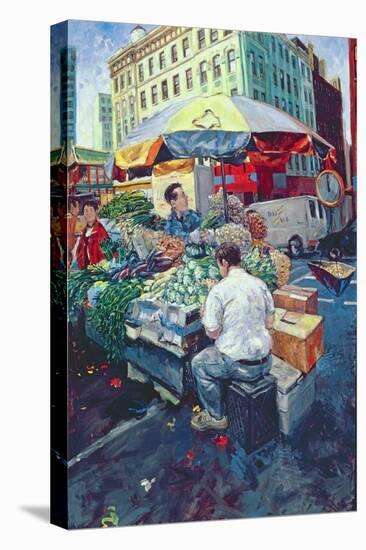 Chinese Vegetable Stall, 2000-Hector McDonnell-Premier Image Canvas