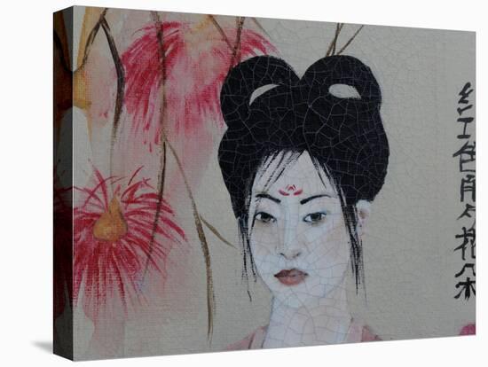 Chinese Women (Triptych) 2015 2 Detail-Susan Adams-Premier Image Canvas