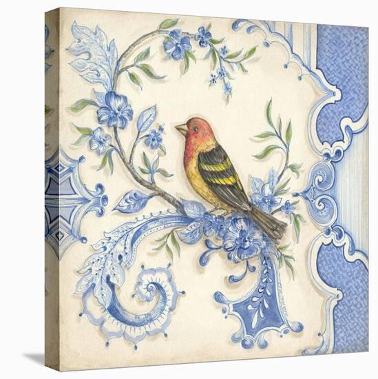 Chinoiserie Aviary I-Kate McRostie-Stretched Canvas