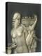 Chiselled Silver Plate Depicting Mythological Scene. Detail: Diana the Hunter-Cornelio Ghiretti-Premier Image Canvas