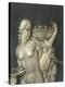 Chiselled Silver Plate Depicting Mythological Scene. Detail: Diana the Hunter-Cornelio Ghiretti-Premier Image Canvas