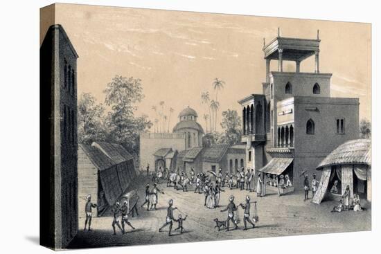 Chittapore Road, Calcutta, 1847-B Clayton-Premier Image Canvas