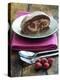 Chocolate and Raspberry Roulade-null-Premier Image Canvas