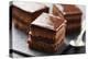 Chocolate Cake with Layers of Chocolate Mousse-looby-Premier Image Canvas