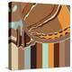 Chocolate Neapolitan Stripes-Belen Mena-Premier Image Canvas