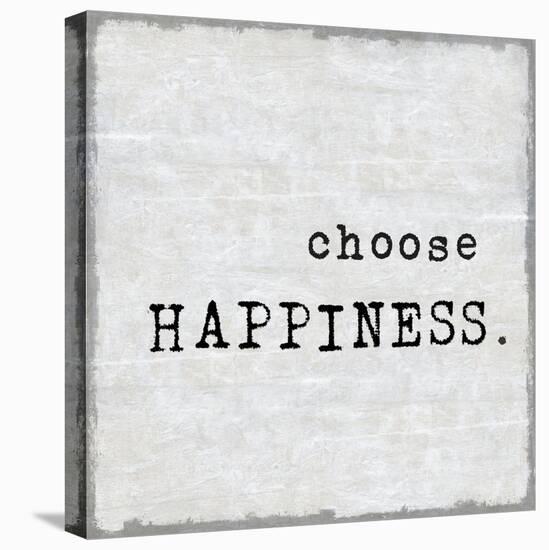 Choose Happiness-Jamie MacDowell-Stretched Canvas