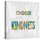 Choose Kindness in Color-Jamie MacDowell-Stretched Canvas