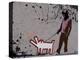 Choose the dog-Banksy-Premier Image Canvas