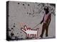 Choose the dog-Banksy-Premier Image Canvas