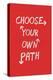 Choose Your Own Path-null-Stretched Canvas