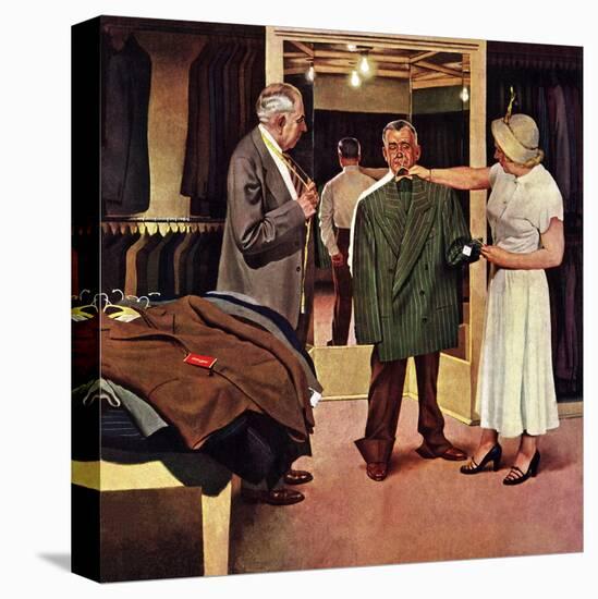 "Choosing a New Suit," November 20, 1948-John Falter-Premier Image Canvas