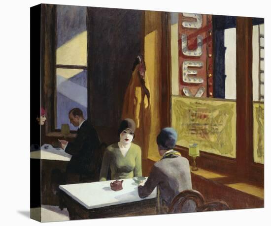 Chop Suey, 1929-Edward Hopper-Stretched Canvas