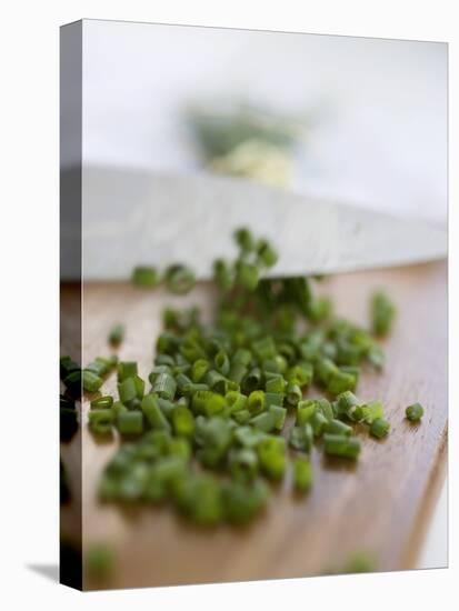 Chopping Chives-null-Premier Image Canvas