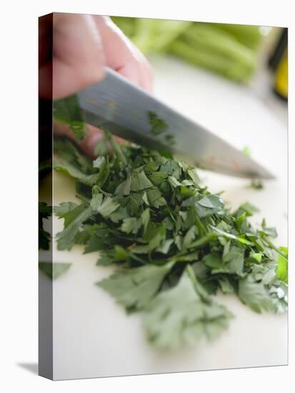 Chopping Parsley-null-Premier Image Canvas