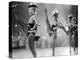 Chorus Girl High Kicking During a Performance at the Cannes Film Festival-Paul Schutzer-Premier Image Canvas