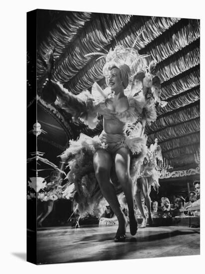 Chorus Girls Entertaining at the Latin Quarter Night Club-Yale Joel-Premier Image Canvas