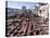 Chouwara Traditional Leather Tannery, Vats for Leather Hides and Skins, Fez, Morocco-Gavin Hellier-Premier Image Canvas