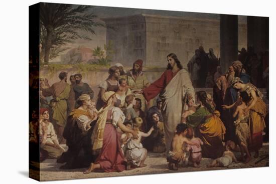 Christ Among the Children-Tommaso da Rin-Stretched Canvas