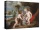 Christ and John the Baptist as Children-Peter Paul Rubens-Premier Image Canvas