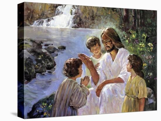 Christ and the Children-Hal Frenck-Premier Image Canvas