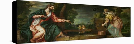 Christ and the Samaritan Woman at the Well, circa 1580-Paolo Veronese-Premier Image Canvas