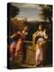 Christ and the Woman of Samaria at the Well-Francesco Albani-Premier Image Canvas