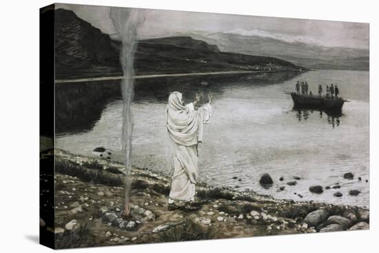 Christ Appears on the Borders of the Tiberius Sea-James Tissot-Premier Image Canvas