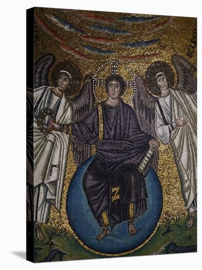 Christ as the Redeemer and Two Archangels-null-Premier Image Canvas