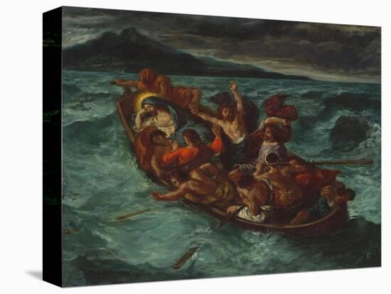 Christ Asleep during the Tempest, c.1853-Eugene Delacroix-Premier Image Canvas