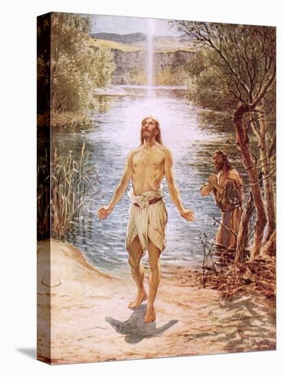 Christ Baptised by John the Baptist-William Brassey Hole-Premier Image Canvas