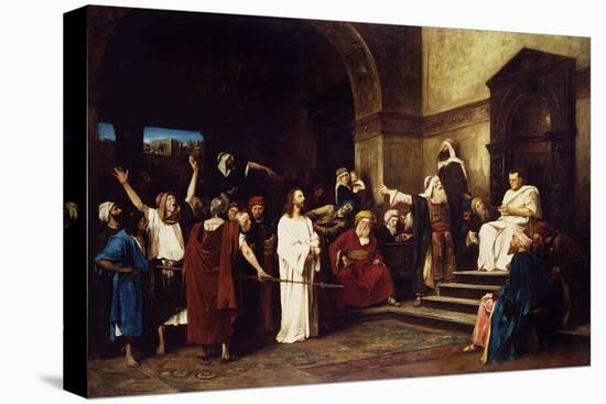 Christ Before Pilate-Mihaly Munkacsy-Premier Image Canvas