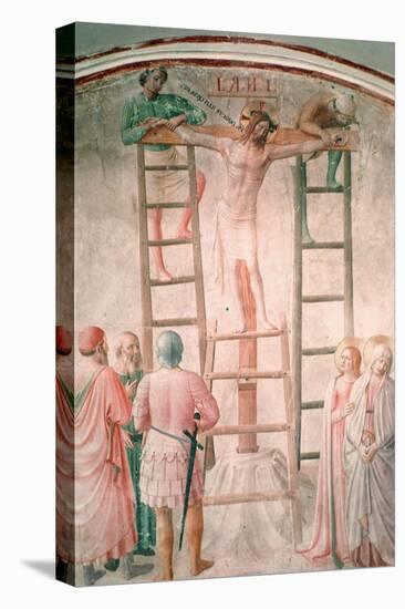 Christ Being Nailed to the Cross by Angelico-Fra Angelico-Stretched Canvas