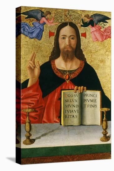 Christ Blessing the World (Inv 19) with Ins Ego Sum Lux Mundi Via Veritas Principium Et Finis-Melozzo da Forlí-Premier Image Canvas