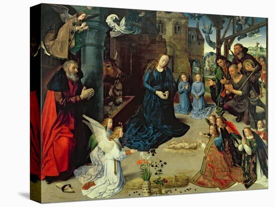 Christ Child Adored by Angels, Central Panel of the Portinari Altarpiece, c.1479-Hugo van der Goes-Premier Image Canvas