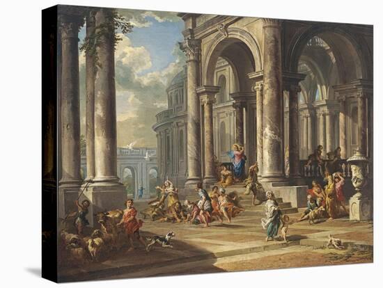 Christ Driving the Money Changers from the Temple-Giovanni Paolo Panini-Premier Image Canvas