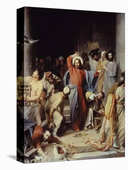 Christ Driving the Money Changers Out of Temple-Carl Bloch-Premier Image Canvas
