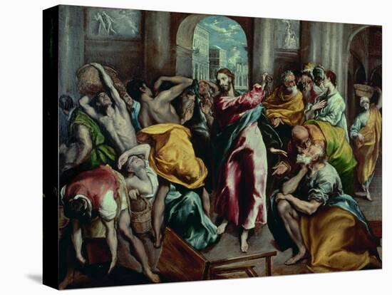 Christ Driving the Moneylenders from the Temple, 1600-El Greco-Premier Image Canvas