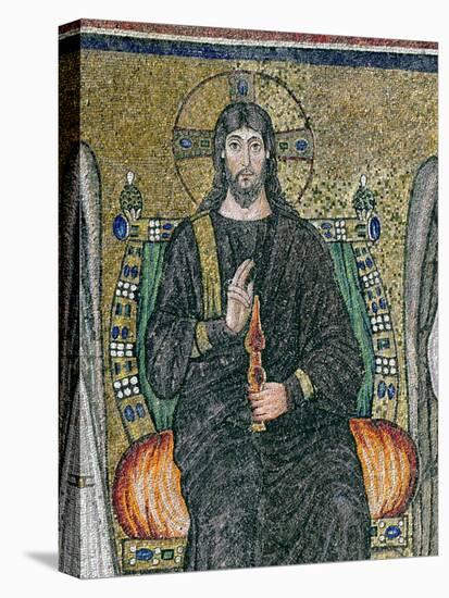 Christ Enthroned with the Angels-Byzantine School-Premier Image Canvas