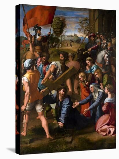 Christ Falls on the Way to Calvary, 1515-1516-Raphael-Premier Image Canvas