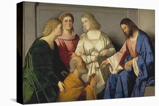 Christ Giving the Keys to Saint Peter-null-Premier Image Canvas