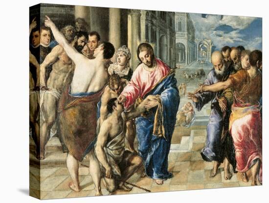 Christ Healing the Blind-El Greco-Premier Image Canvas