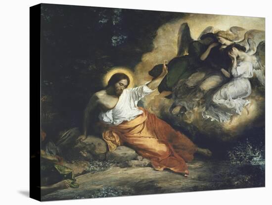 Christ in the Garden of Gethsemane, 1824-27-Eugene Delacroix-Premier Image Canvas